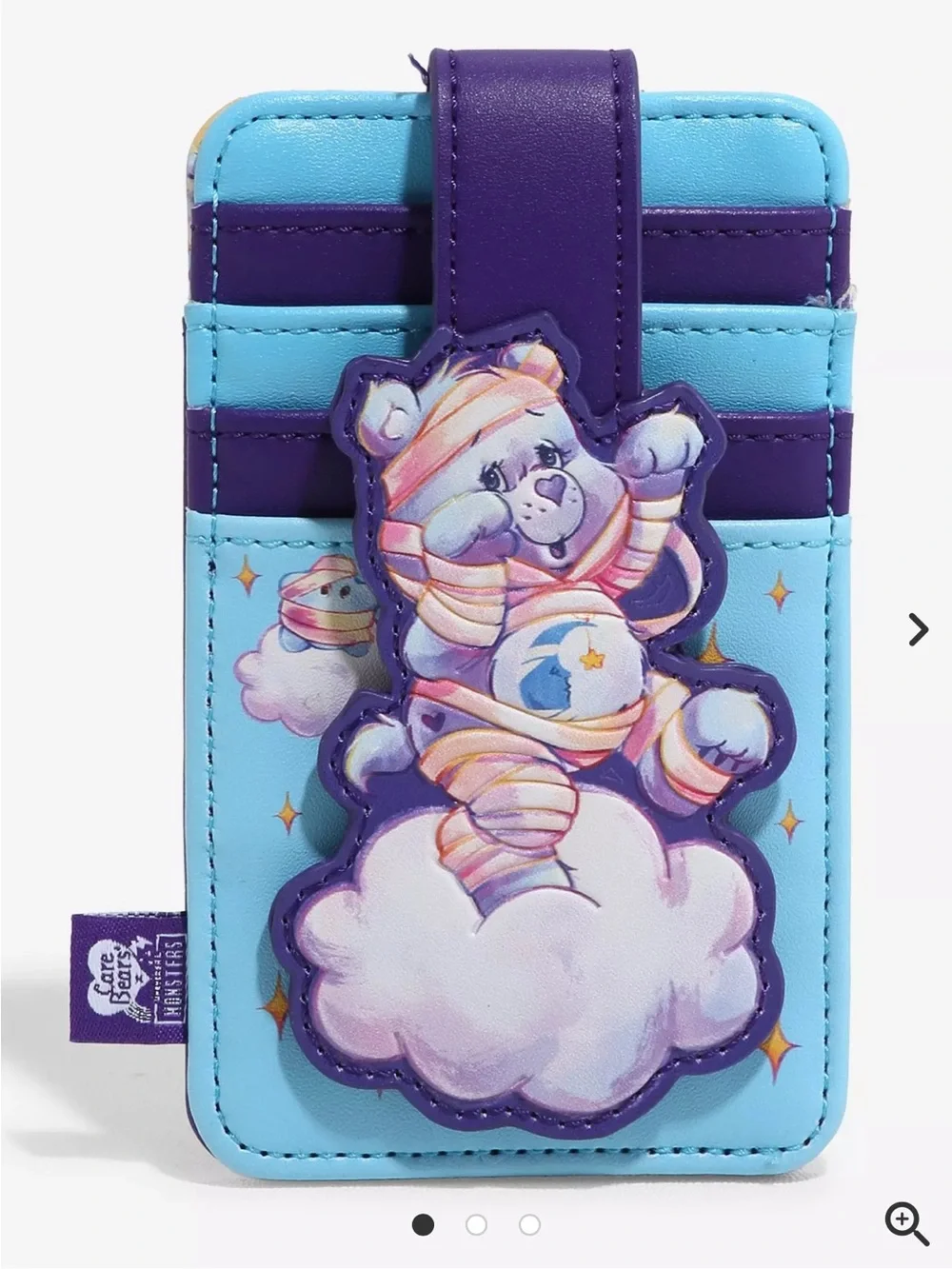 Loungefly Care Bears X Universal Monsters Bedtime Bear Mummy Cardholder